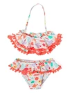 Costum de baie 2 piese Ilinca coral 1