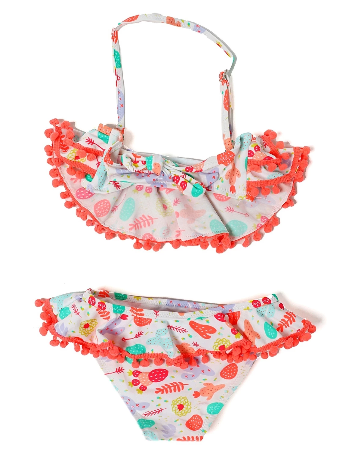 Costum de baie 2 piese Ilinca coral