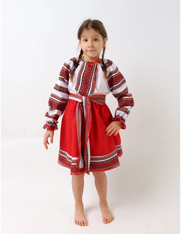 Costum national DANA alb-rosu picture - 5