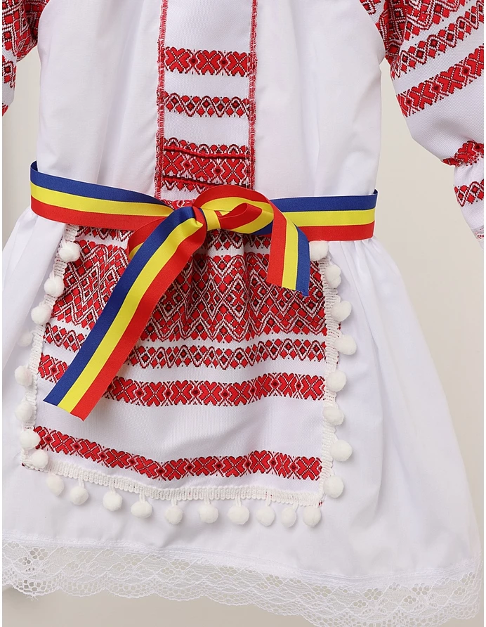 Costum popular fetite Ioana 3 piese picture - 5