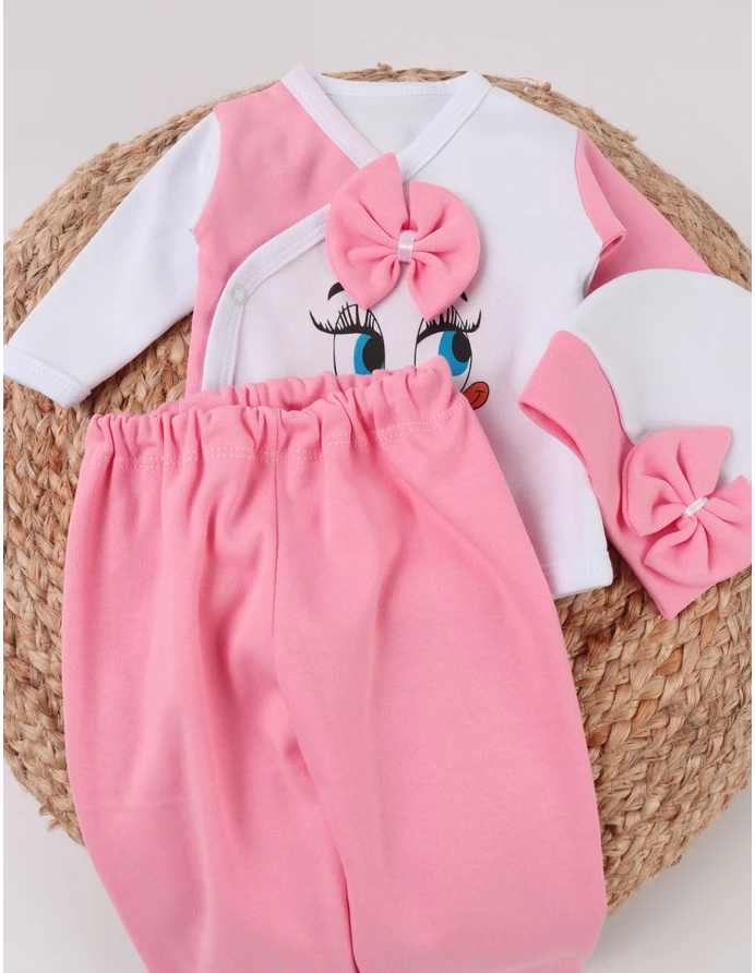 Costumas 3 piese Baby Duck roz picture - 4