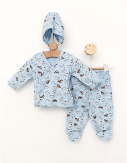 Costumas 3 piese Findik Bebe model blue 1