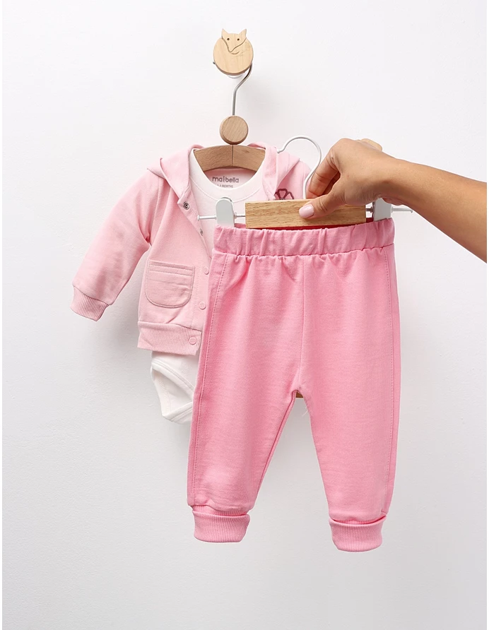 Costumas 3 piese, Let Love Grow, roz picture - 3