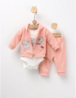 Costumas 3 piese, Little Cat, corai