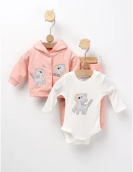 Costumas 3 piese, Little Cat, corai