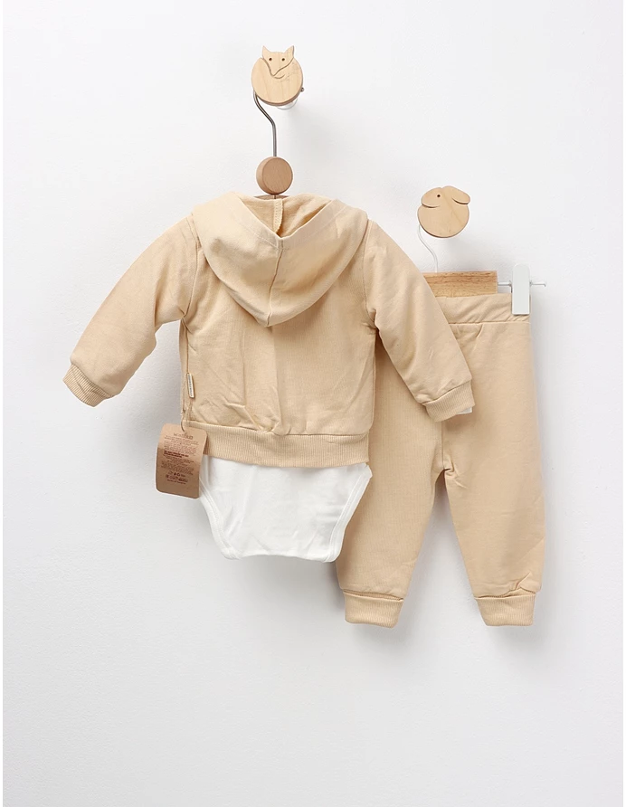 Costumas 3 piese, Little Cat, crem picture - 4