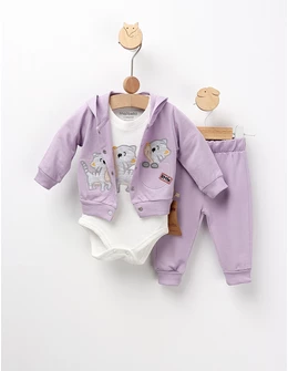 Costumas 3 piese, Little Cat, mov