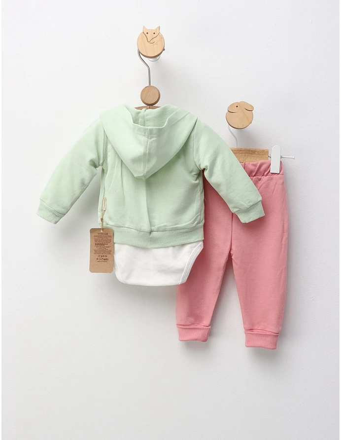 Costumas 3 piese, Loving Deer, verde picture - 5