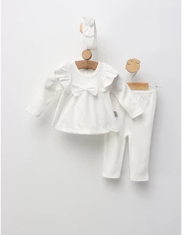 Costumas 3 piese, Zara, model alb