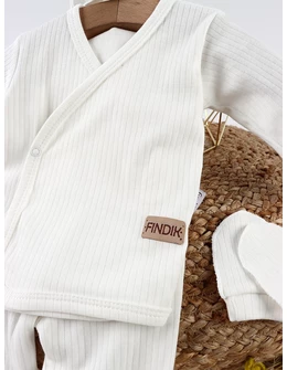 Costumas 4 piese, Anell, model alb