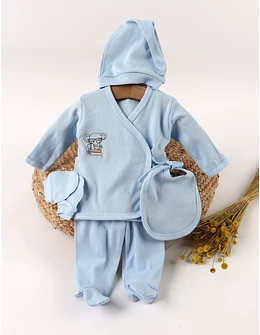 Costumas 5 piese, Elefantel la Scoala, albastru