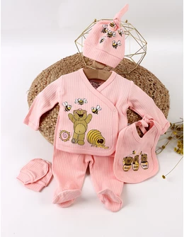 Costumas 5 piese, Honey Bear, corai