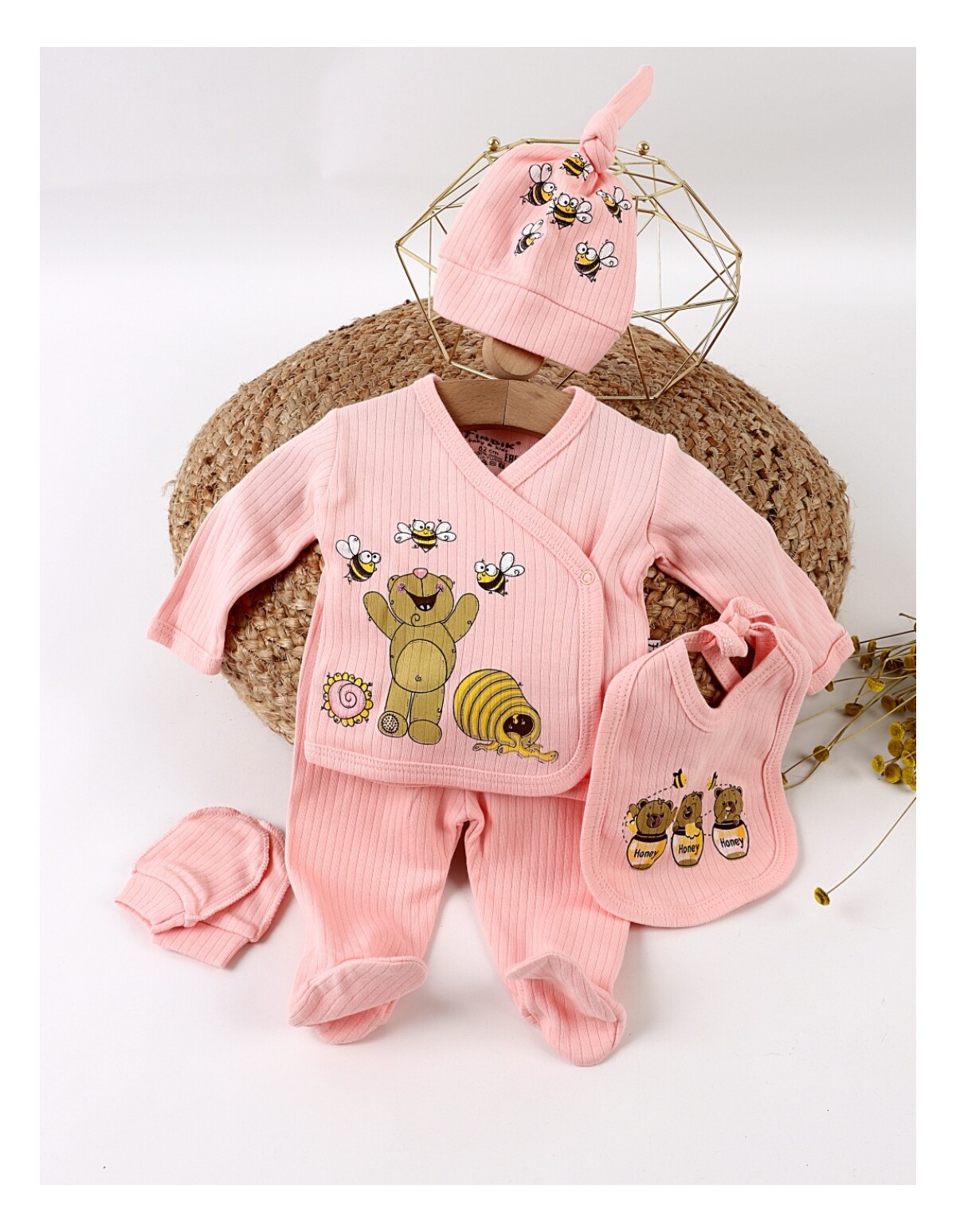 Costumas 5 piese, Honey Bear, corai