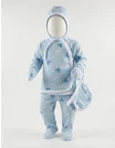 Costumas 5 piese Mickey luna-stele bleu picture - 1