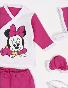 Costumas 5 piese MINNIE ciclam baby 2