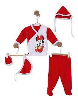 Costumas 5 piese MINNIE rosu