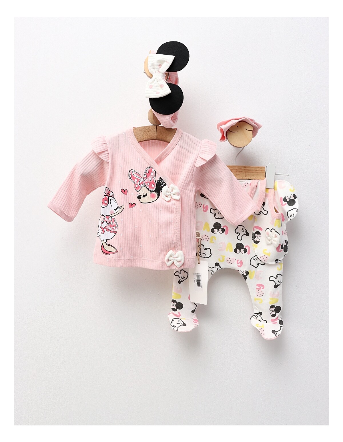 Costumas 5 piese, Minnie si Duffy, roz