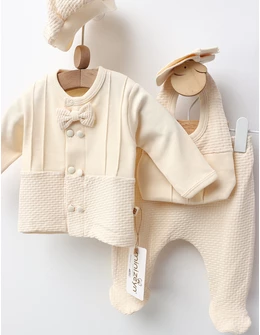 Costumas 5 piese, Modern Boy, model crem