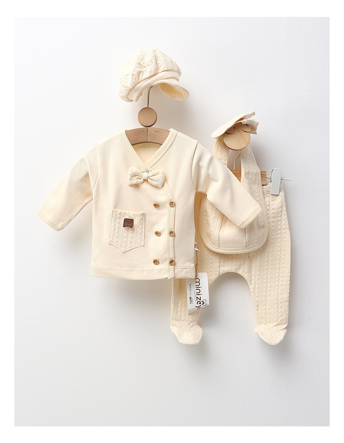 Costumas 5 piese, Modern Kid, model crem