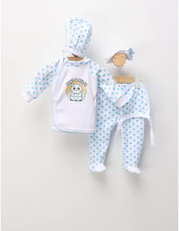 Costumas 5 piese Paws & Relax blue