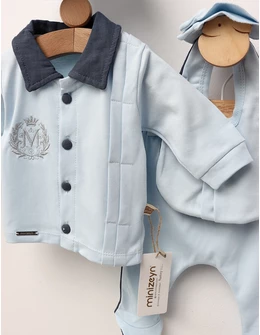 Costumas 5 piese, Printisor, model blue