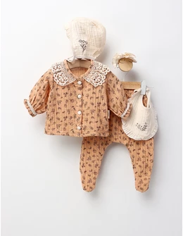 Costumas 5 piese, Sandy, bej