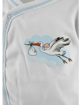 Costumas 6 piese barza-bebe bleu