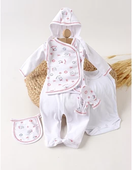 Costumas 6 piese Smile Face, multicolor