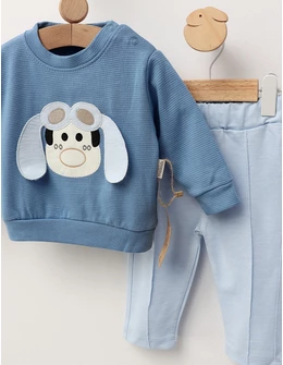 Costumas Catelul Aviator, albastru