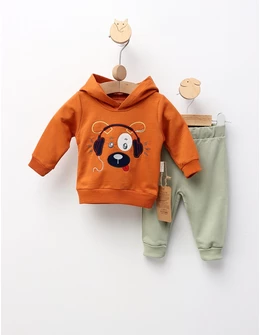 Costumas Catelul si Muzica, caramiziu