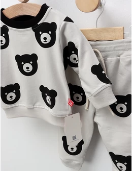 Costumas Chip Ursulet, model gri