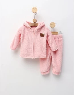 Costumas cocolino Fetita Ursulet roz