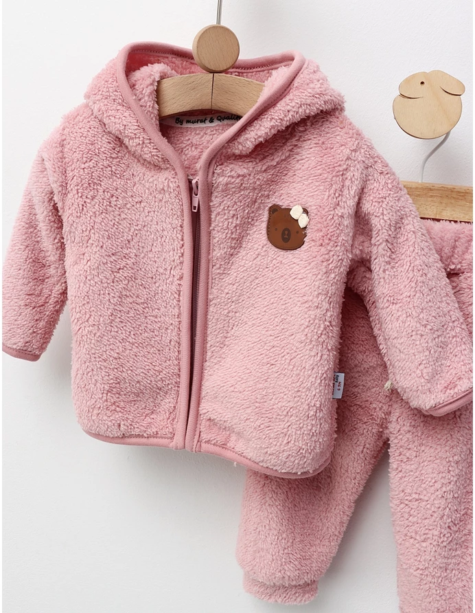 Costumas cocolino Fetita Ursulet roz-prafuit picture - 2