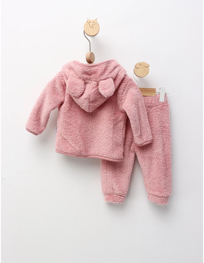 Costumas cocolino Fetita Ursulet roz-prafuit picture - 4