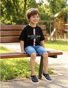 Costumas de vara New Shapes negru