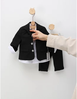 Costumas elegant Maximian, negru