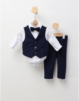 Costumas elegant Porthos, bleumarin