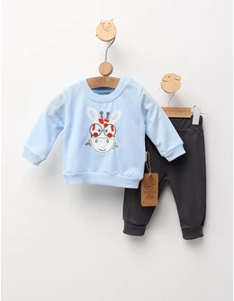 Costumas Girafa la Scoala, blue