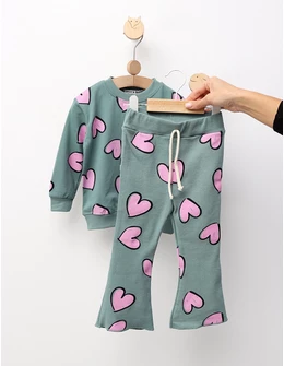 Costumas Multe Inimioare model cu verde