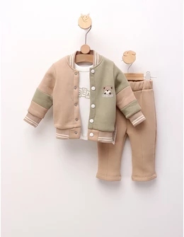 Costumas premium vatuit, Go Bear, bej-verde