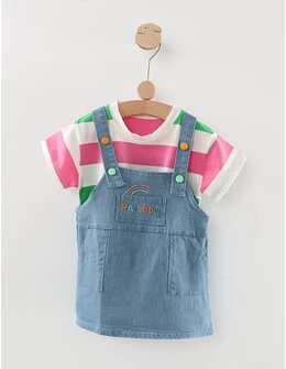 Costumas Rainbow Super Girls multicolor