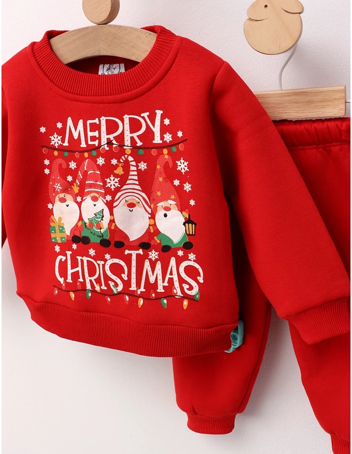 Costumas vatuit cu POP-IT, Elf Christmas, rosu picture - 3
