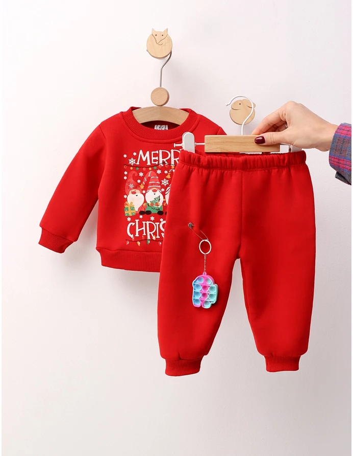 Costumas vatuit cu POP-IT, Elf Christmas, rosu picture - 4