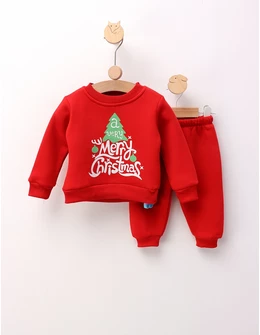 Costumas vatuit cu POP-IT, M Christmas, rosu