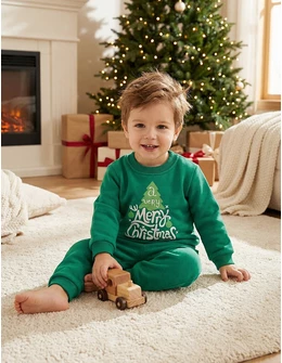 Costumas vatuit cu POP-IT, M Christmas, verde