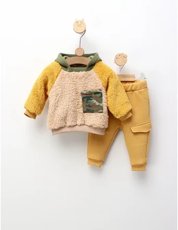 Costumas vatuit+cocolino, cu galben