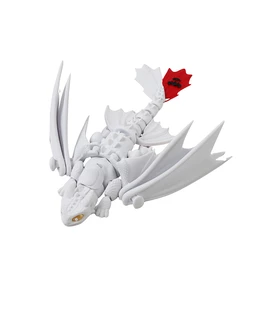 Figurina flexibila, Dragon, Model Toothless Alb