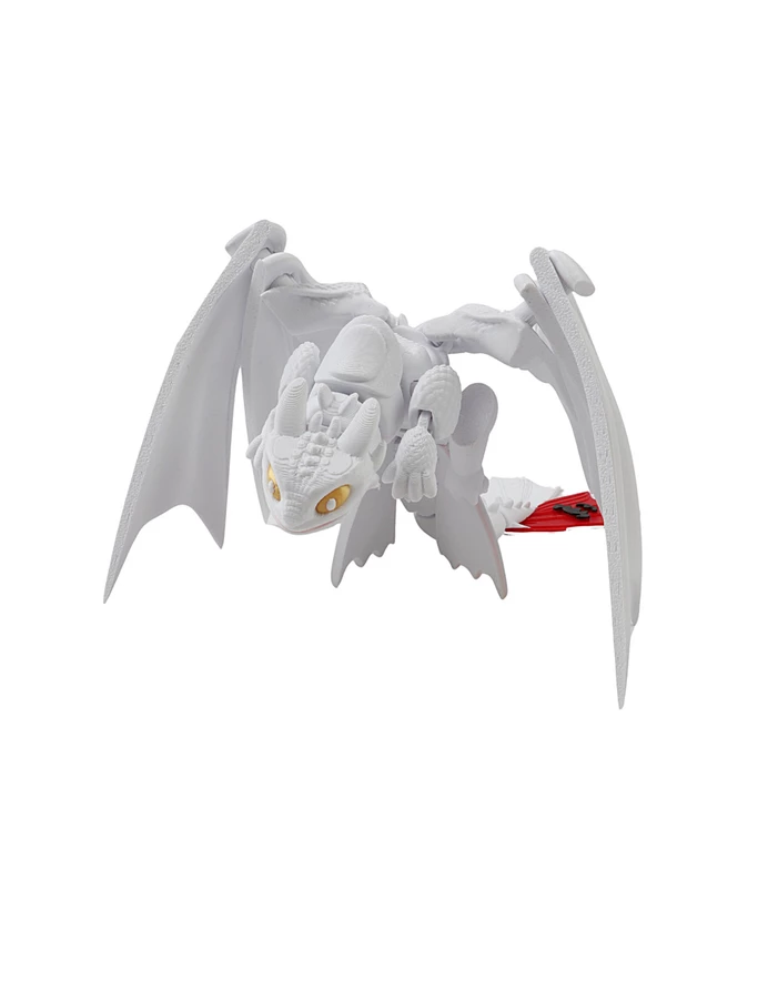 Figurina flexibila, Dragon, Model Toothless Alb picture - 5