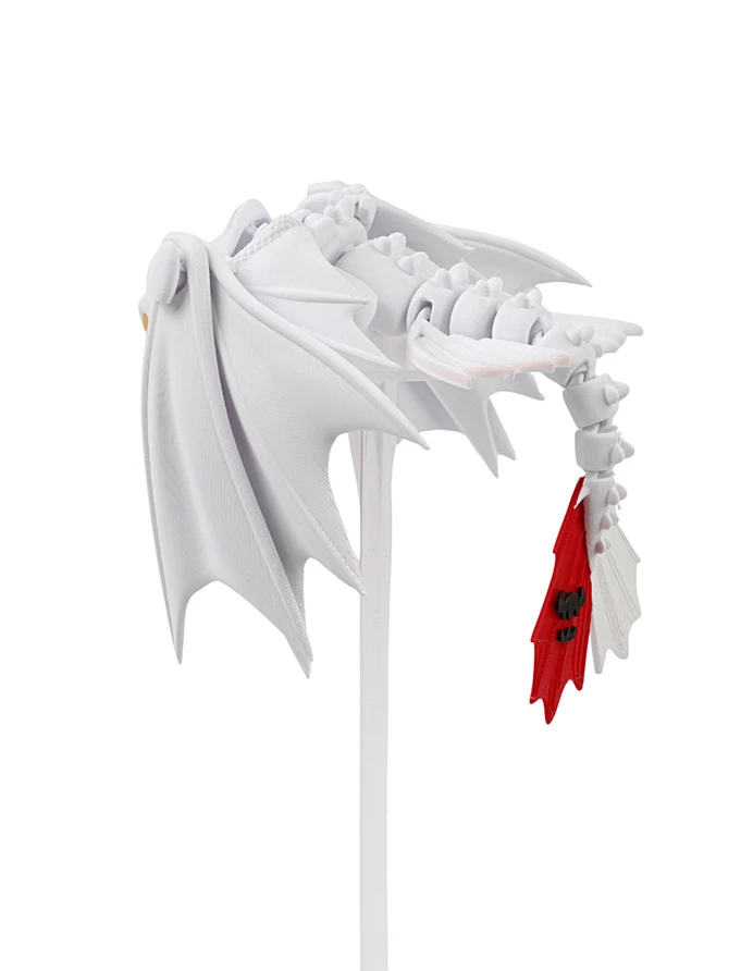 Figurina flexibila, Dragon, Model Toothless Alb picture - 7