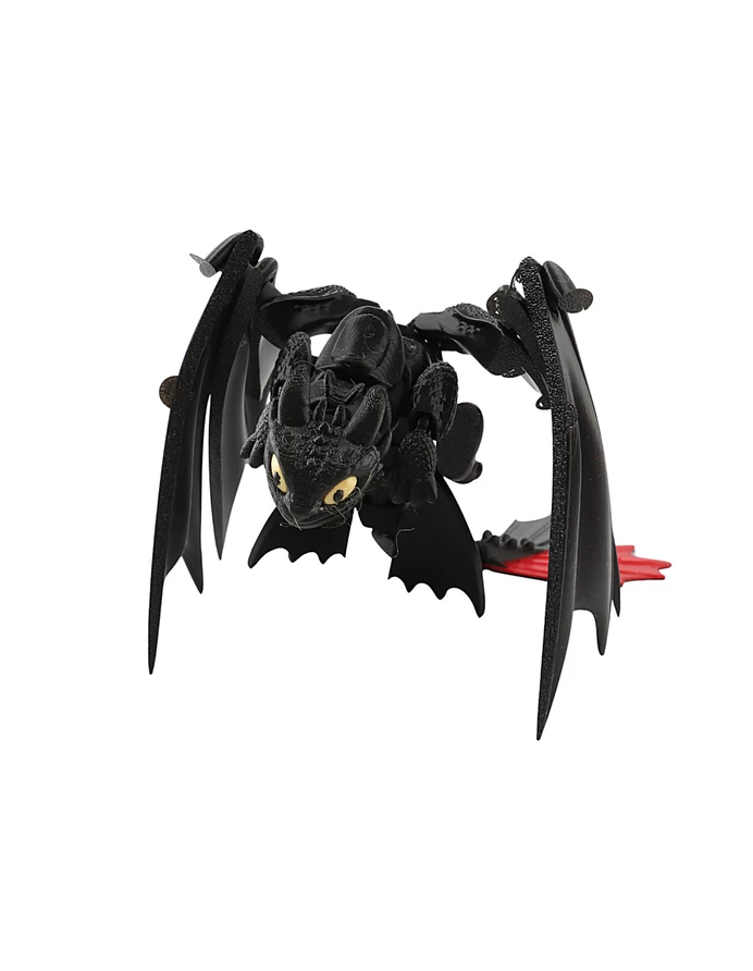 Figurina flexibila, Dragon, Model Toothless Negru picture - 3